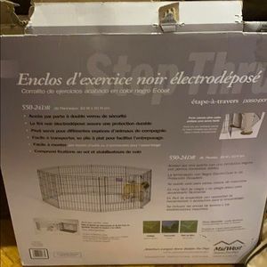 Black E coat exercise pen for dogs